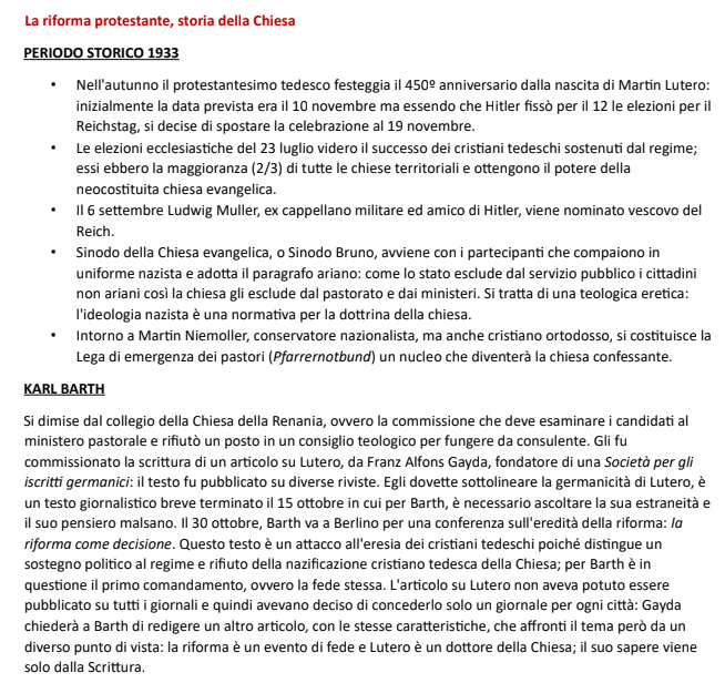 Appunti Storia della chiesa - Prof. Mores Francesco
