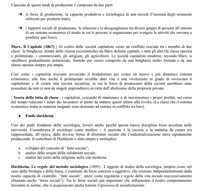 Appunti Sociologia e Ricerca Sociale - Prof.ssa De Cataldo