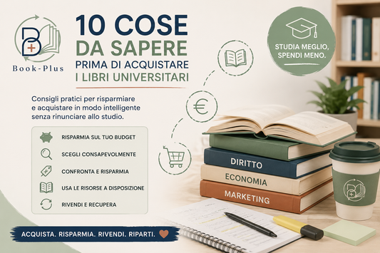 10 cose da sapere prima di acquistare i libri universitari