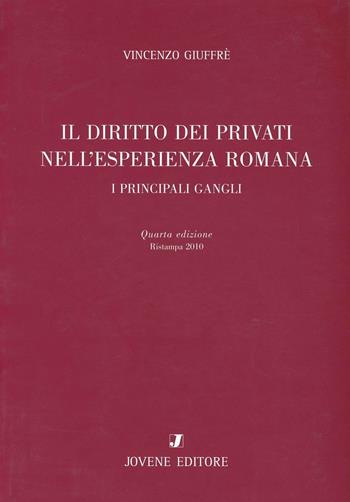 Il diritto dei privati nell'esperienza romana. I principali gangli