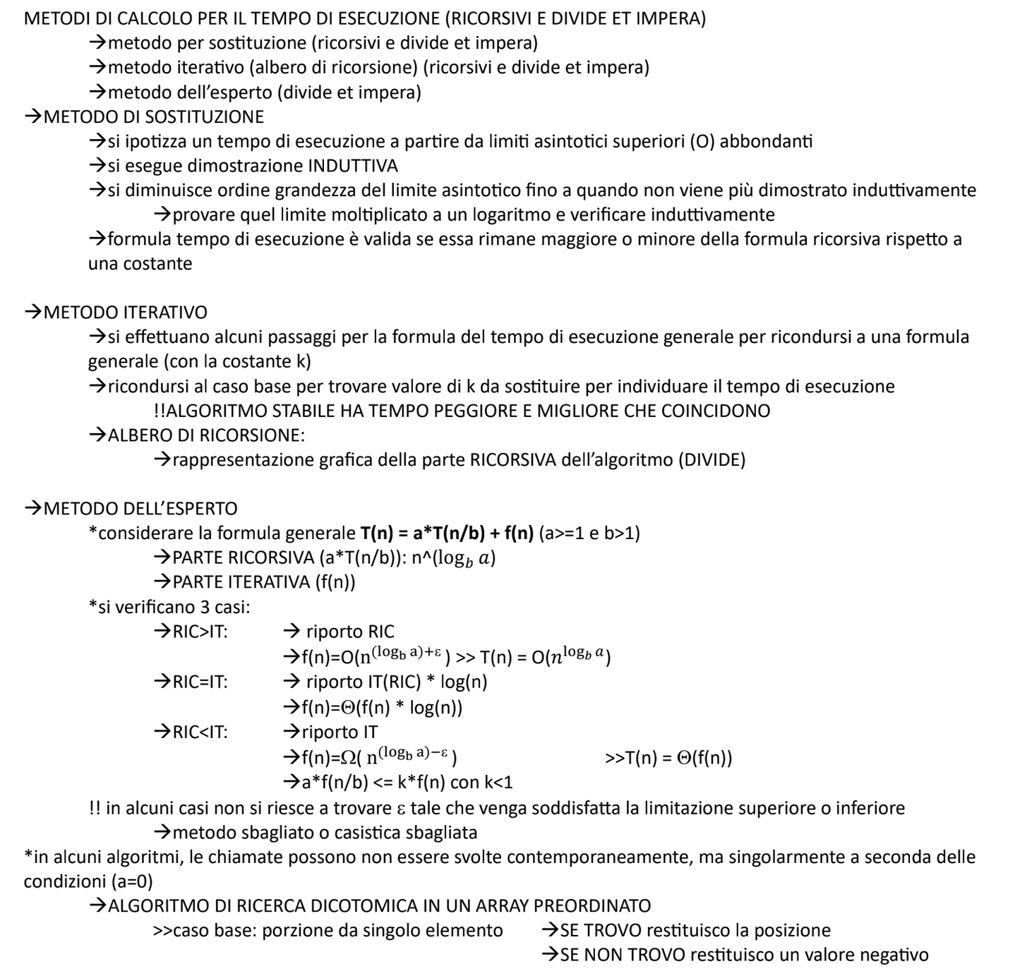 Dispensa Algoritmi e strutture dati - Prof. Claudio Zandron