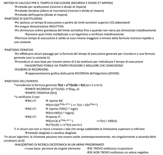 Dispensa Algoritmi e strutture dati - Prof. Claudio Zandron