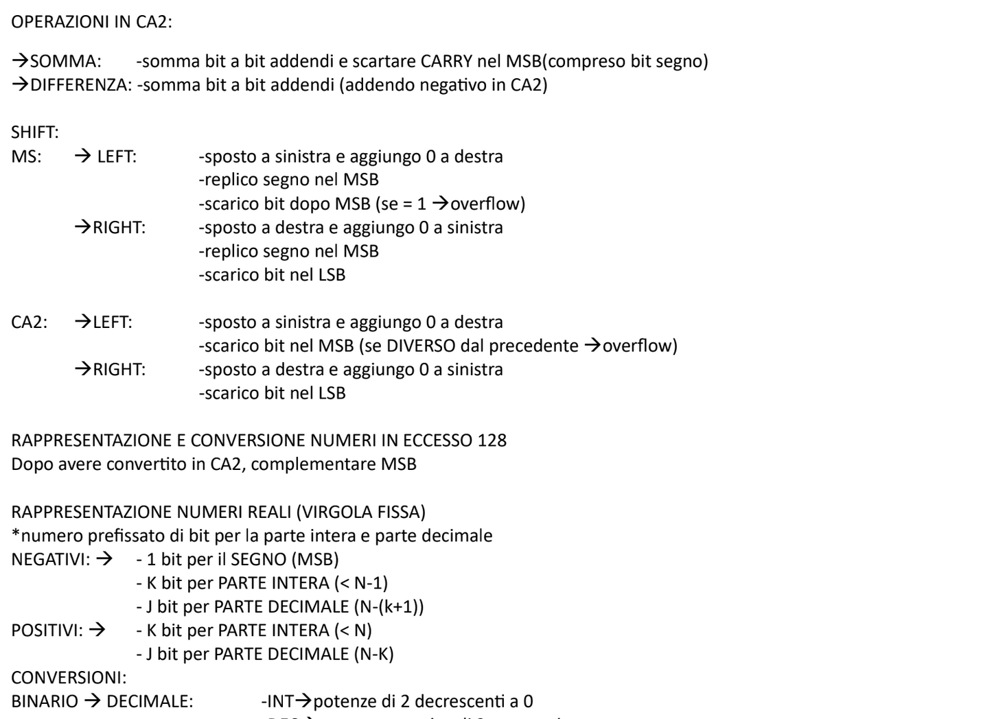 Dispensa Architettura degli elaboratori - Prof. Claudio Ferretti / Elisabetta Fersini